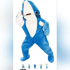 Adult - Left Shark - Halloween Costume - Blue and White